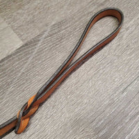 Narrow v.Thick Leather Dog Leash, loop handle *new
