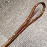 Narrow Thick Leather Dog Leash, loop handle *new

