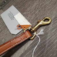 Narrow v.Thick Leather Dog Leash, loop handle *new
