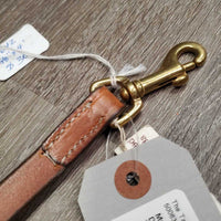 Narrow v.Thick Leather Dog Leash, loop handle *new
