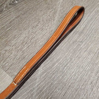 Narrow v.Thick Leather Dog Leash, loop handle *new
