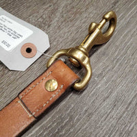 Thick Leather Dog Leash, Loop handle *new, mnr scratches & stain
