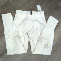 Full Seat Sticky Breeches *vgc/gc, seam puckers, stains, rubs, split elastic belt loop trim
