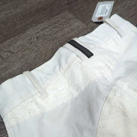 Full Seat Sticky Breeches *vgc/gc, seam puckers, stains, rubs, split elastic belt loop trim
