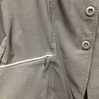 Technical Show Jacket, zipper, snaps *vgc, clean, seam puckers, lining rubs & pills