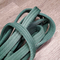 Soft Thick Nylon Web Lunge Line, loop handle *vgc/gc, mnr dirt, snags, threads & hair, edge rubs, faded
