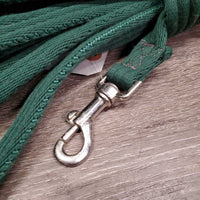 Soft Thick Nylon Web Lunge Line, loop handle *vgc/gc, mnr dirt, snags, threads & hair, edge rubs, faded
