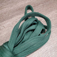 Soft Thick Nylon Web Lunge Line, loop handle *vgc/gc, mnr dirt, snags, threads & hair, edge rubs, faded
