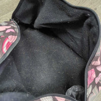 Fleece Lined Helmet Bag. zipper *vgc, hairy inside, mnr frays, dirt & stains
