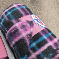 4 Fleece Polo Wraps *vgc, clean, mnr threads, gunk, rubs & hair
