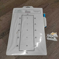 Learner Dressage Test Whiteboard, Dry Erase Marker *vgc, mnr dirt, dried out marker
