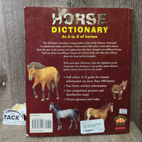 Horse Dictionary by Scholastic *gc/fair, dirty, peeled corners & edges, rubs, scratches
