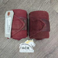2 Stretchy Cotton Leg Wraps *gc, hair, faded, discolored, clean & dirty edges
