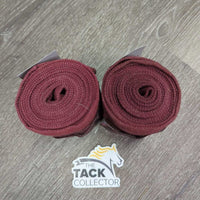 2 Stretchy Cotton Leg Wraps *gc, hair, faded, discolored, clean & dirty edges
