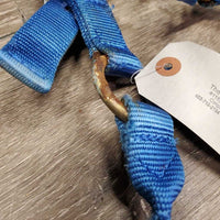 Stiff Nylon Halter *gc/fair, v.stiff, oxidization, stains, rubs, rust, frays
