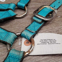 Nylon Halter *gc, clean, faded, stains, frays, rubs, rust
