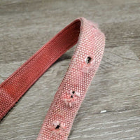 Nylon Halter *fair, v.faded, frays, stained, cuts, mnr hair, undone stitching
