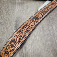Tooled Leather Breastcollar, Tag *new
