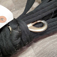 Padded Lunge Line, loop handle *gc, v.knotted, mnr dirt, threads, rubs