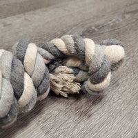 Cotton Braided Lead Rope, v.fine snap *gc, stains, snags
