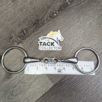Thick Hvy French Link Loose Ring Bit, flat center bar *vgc, clean, scuffs
