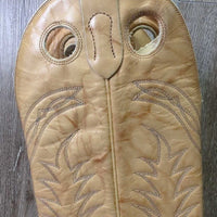 Pointy Toe Tall Western Boots, Inserts *xc/vgc, clean, mnr faded, rubs, stains & scuffs
