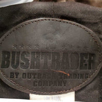 Long Hvy Cotton Lt Oilskin Duster - Slicker *xc/like new, waterproof, older?
