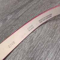Narrow Leather Belt, Belt *xc/like new
