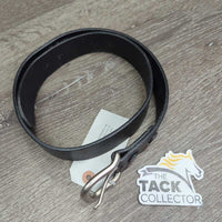 "Hip" Leather Belt, Buckle *xc, mnr dent, NO Keeper
