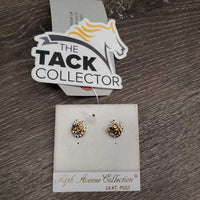 Pr Horsehead Horseshoe Earrings *like new
