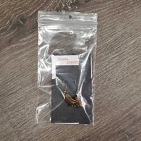 Pr Light Cowboy Earrings & Western Saddle Pin Set *like new
