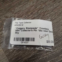 "Calgary Stampede" 'Cowboy Slim' Collector's Pin *like new
