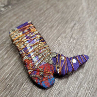 Plastic? & Wire Cowboy Boot Pin
