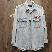 Jason Alexander LS Western Shirt, "Calgary" embroidered *vgc, mnr stains
