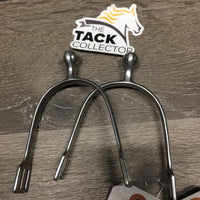 Pr Roller Ball Spurs *vgc, clean, rubs, scratches, scuffs, widened