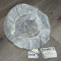 VINTAGE Plastic Cowboy Hat Rain Cover, bag *new
