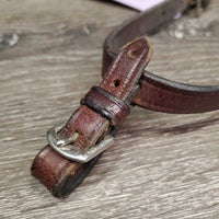 Thick Flash & Buckle on attachment, 2 keepers *gc, clean, residue, stiff, stains, xhole, trimmed
