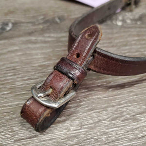 Thick Flash & Buckle on attachment, 2 keepers *gc, clean, residue, stiff, stains, xhole, trimmed