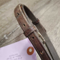 Thick Flash & Buckle on attachment, 2 keepers *gc, clean, residue, stiff, stains, xhole, trimmed
