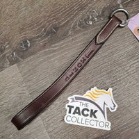 Leather Draw Rein Girth Attachment, D Ring *xc/like new, clean, v.mnr dents, scrape
