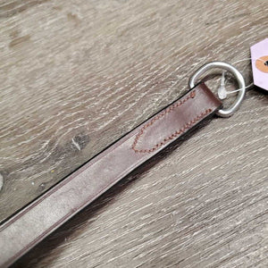Leather Draw Rein Girth Attachment, D Ring *xc/like new, clean, v.mnr dents, scrape
