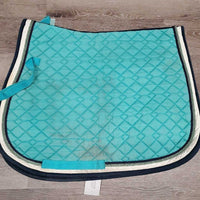 Quilt Jumper Pad, 2x piping *gc, mnr stains, dirt, hair, frayed edge, pills, faded, dingy, puckers, curled edges
