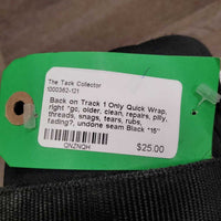 1 Only Quick Wrap, right *gc, older, clean, repairs, pilly, threads, snags, tears, rubs, fading?, undone seam