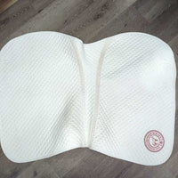 Quilt Jumper Saddle Pad "DHIP" *gc mnr hair, dirt, stains, dingy, puckers, big stain
