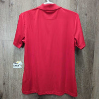 SS Polo Shirt, 1/4 Button Up, tags "Equine Canada" *new
