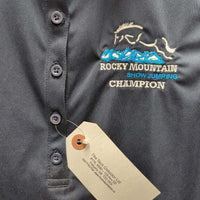 SS Polo Shirt, 1/3 Button Up "RMSJ Champion" *like new

