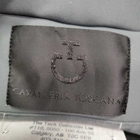 Tie Down Jersey Ear Bonnet, "Cavalleria Toscana TEAM" logo *vgc, v.mnr stains, threads