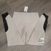 EuroSeat Breeches *gc/fair, stains, pocket rip, older, peeled & v.dry stickies, discolored seat & legs
