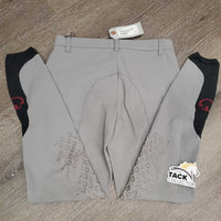 Euro Seat Breeches *gc/fair, undone stitching, discolored seat & legs, mnr rubs, pills, stains & dry stickies
