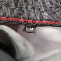 Euro Seat Breeches *gc/fair, undone stitching, discolored seat & legs, mnr rubs, pills, stains & dry stickies
